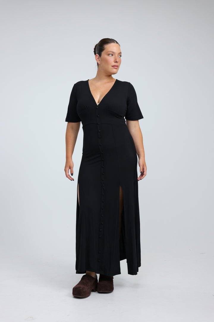 Buenos Black Maxi Dress