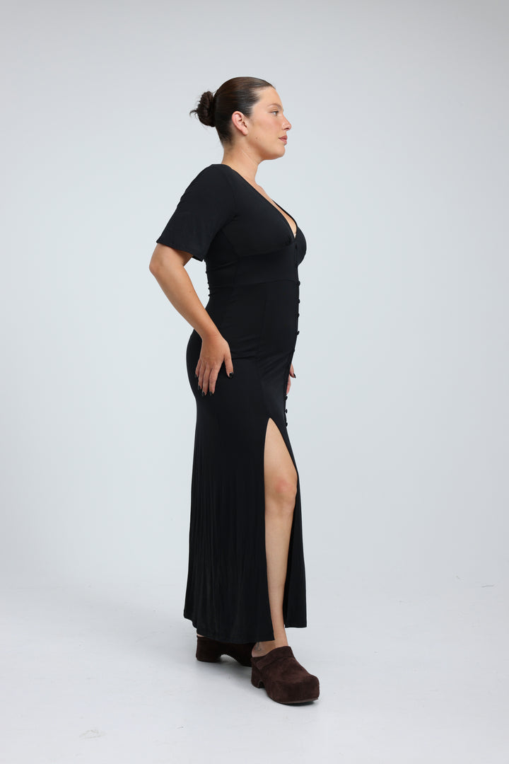 Buenos Black Maxi Dress