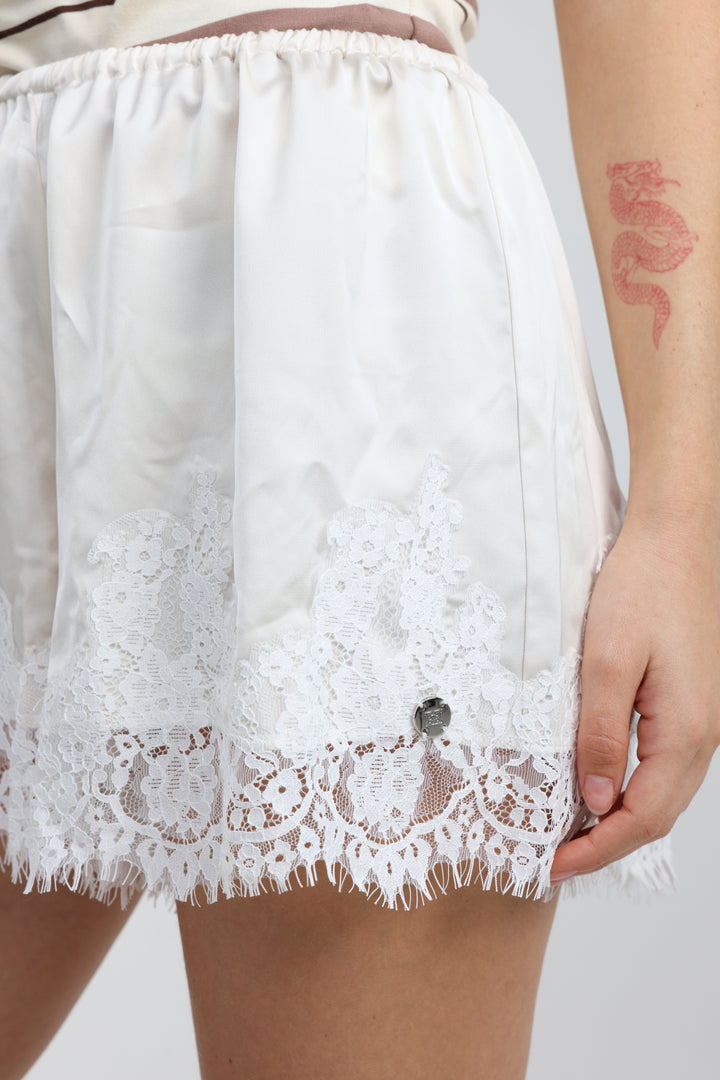 Rockly White Shorts