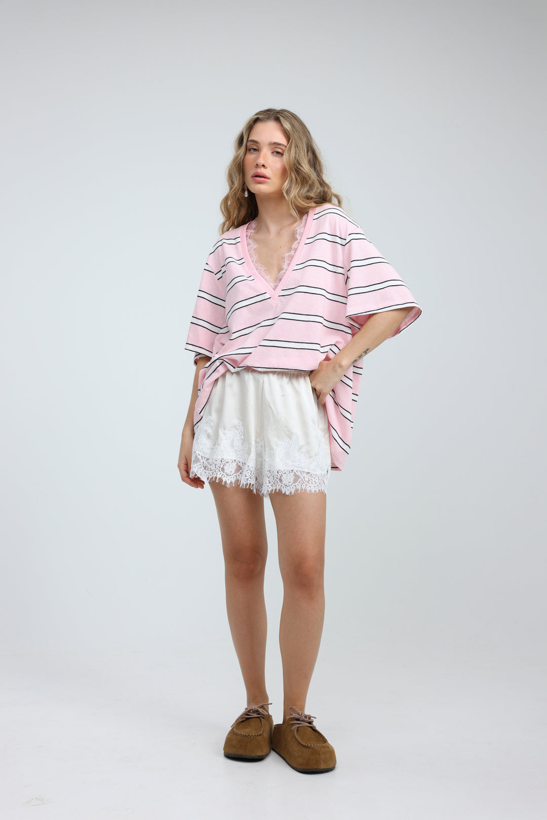 Rockly White Shorts