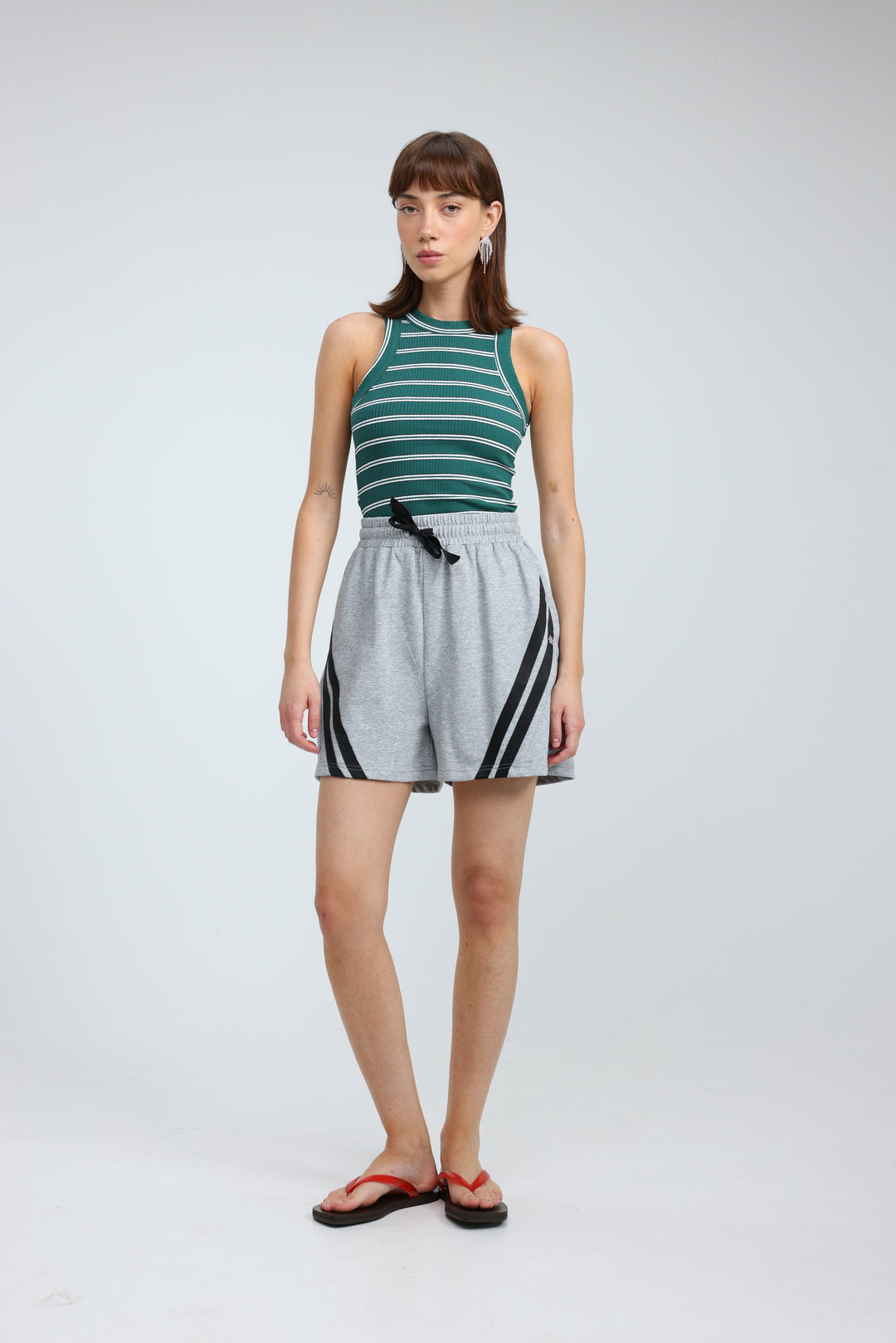 Perfect Green Striped Tank