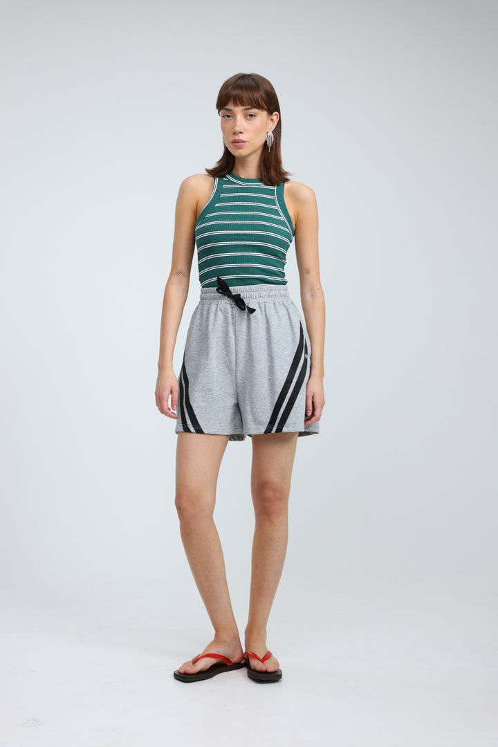 Perfect Green Striped Tank