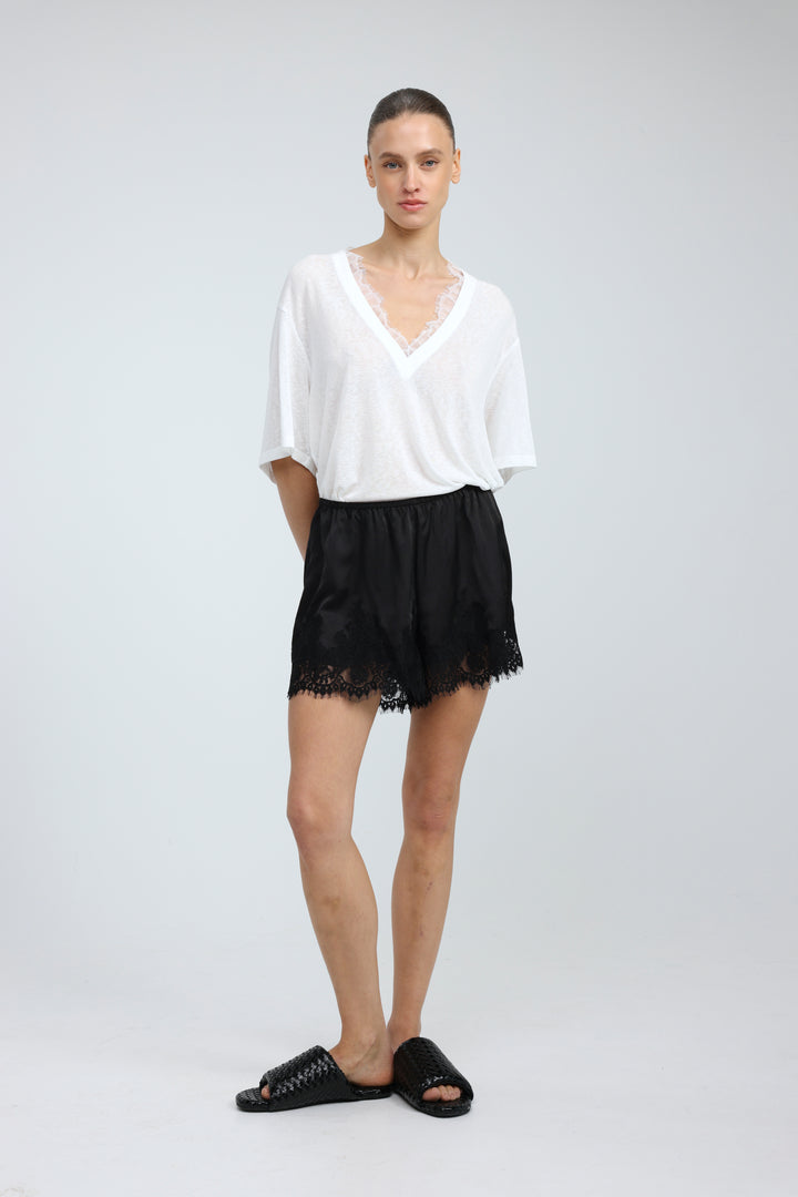 Rockly Black Shorts