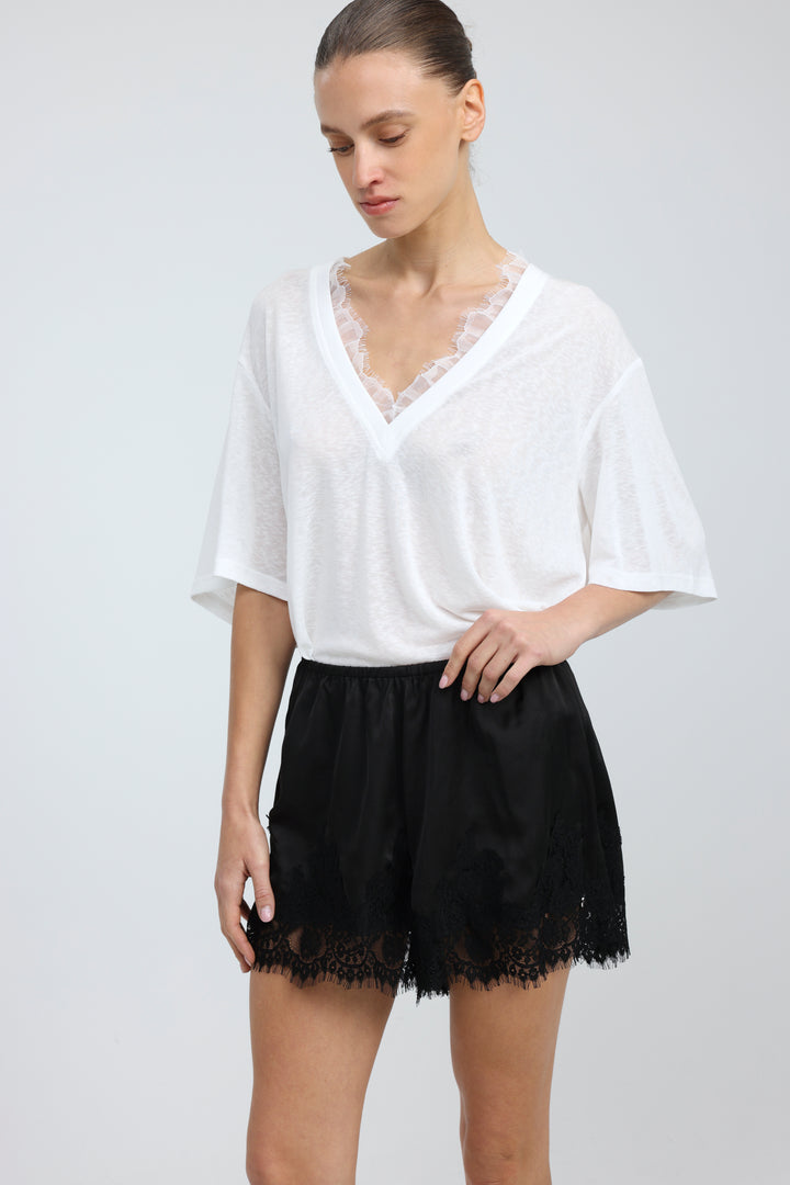 Rockly Black Shorts