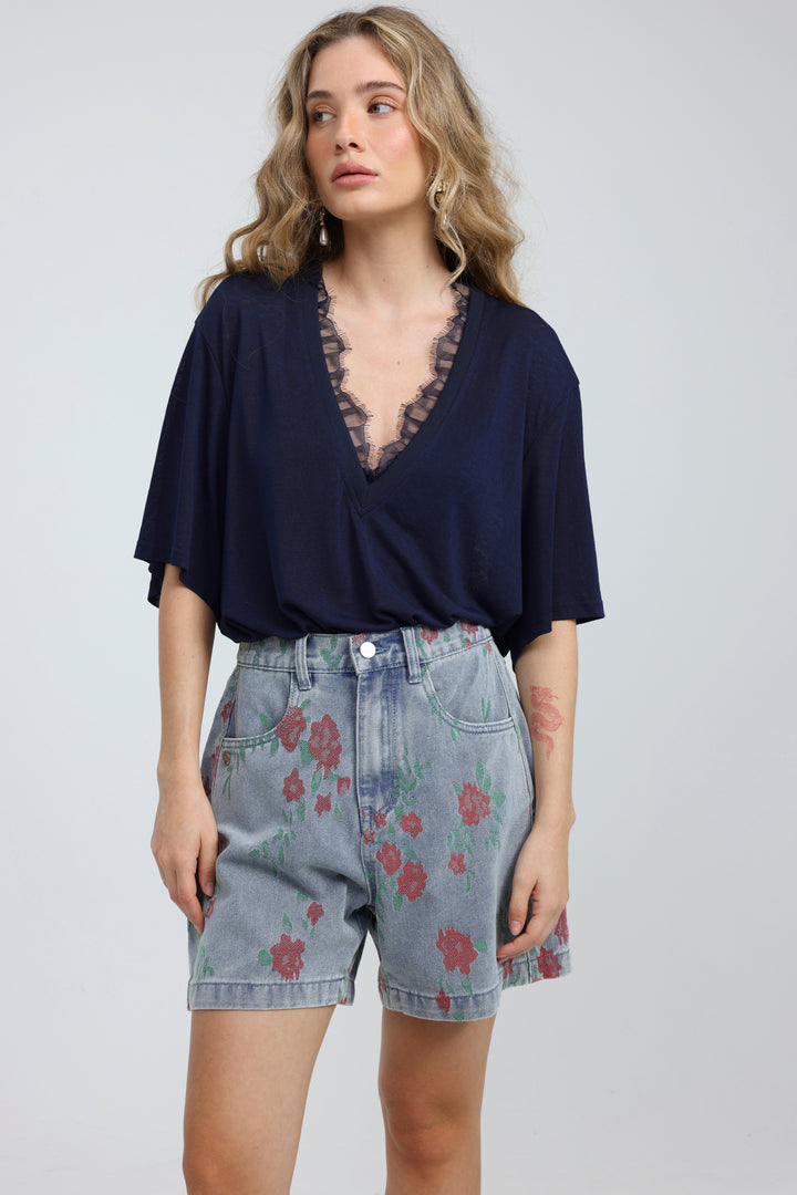 Glow Navy T-Shirt