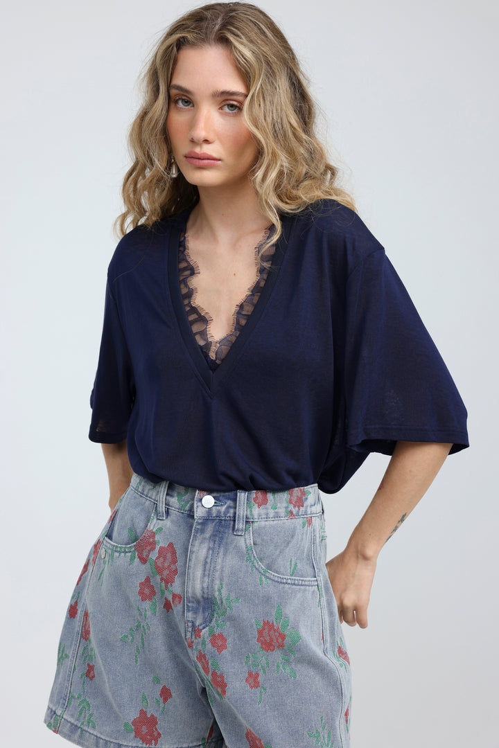 Glow Navy T-Shirt