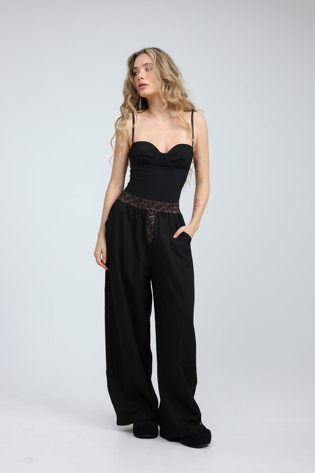 Buni's Black/Black Stripes Bottoms