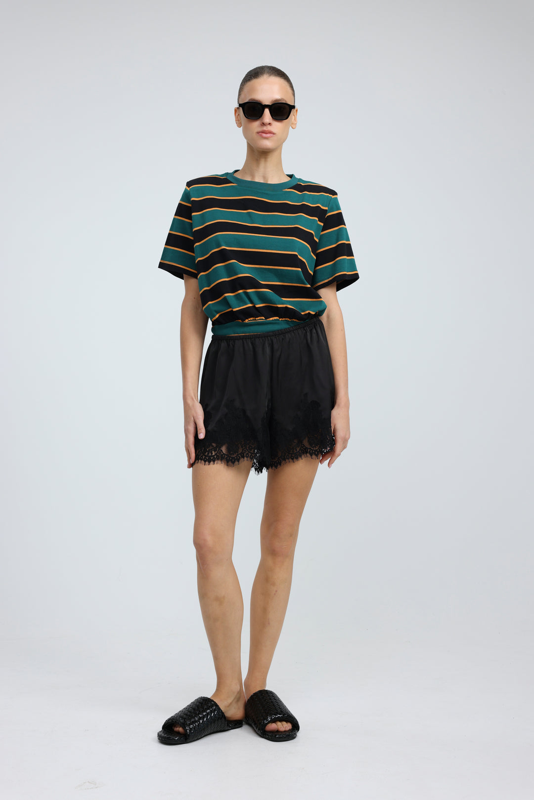 Rockly Black Shorts