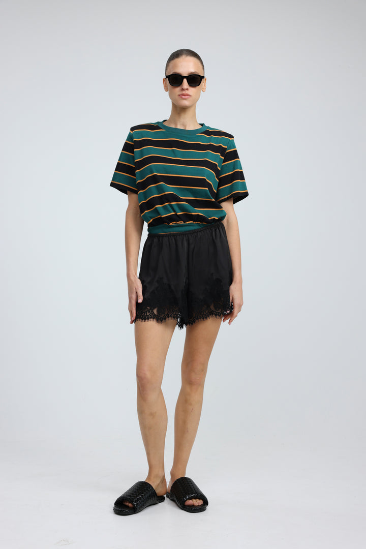 Rockly Black Shorts