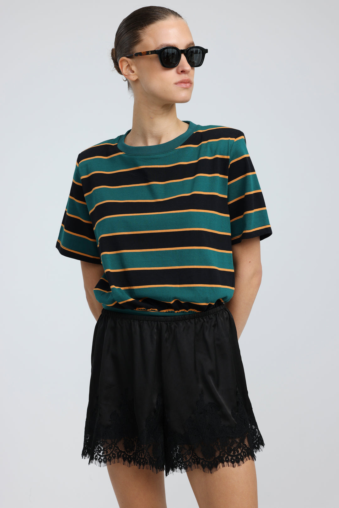 Rockly Black Shorts