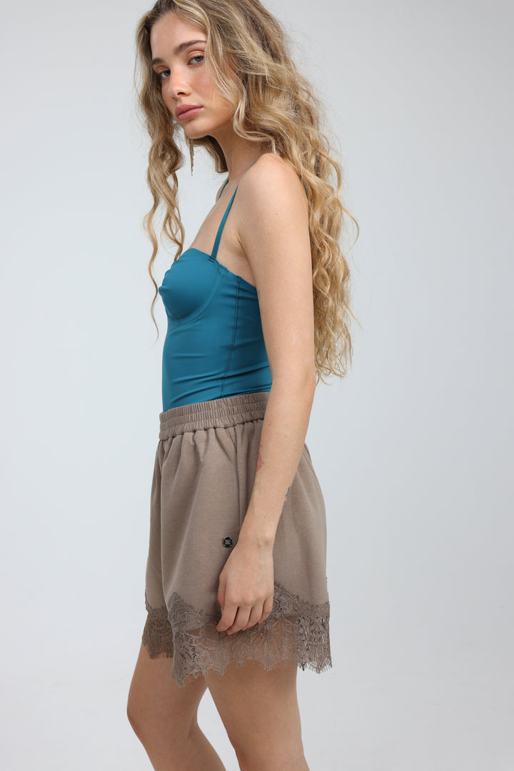 Worth Mocha Shorts