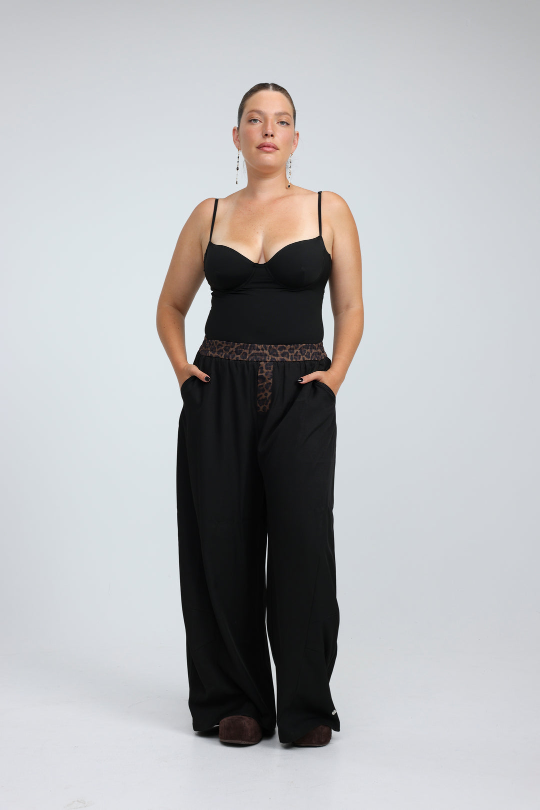 Croissant Black Bodysuit