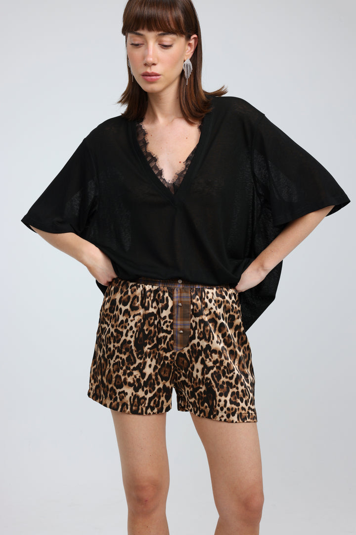 Boxer Leopard Shorts