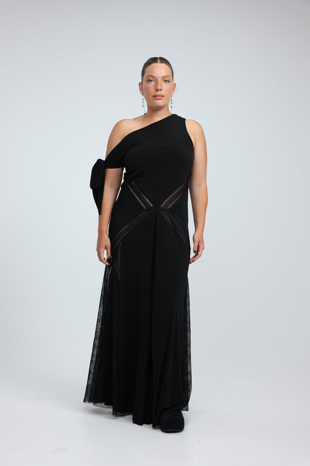 Hagarus Black Dress