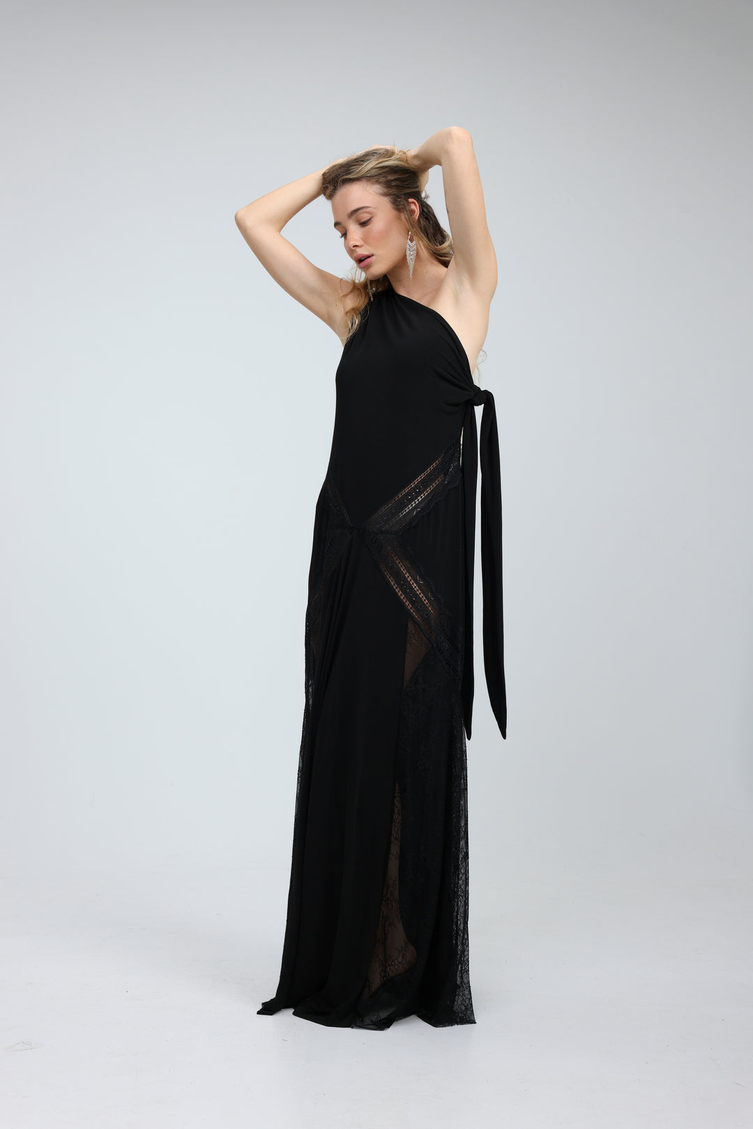 Hagarus Black Dress