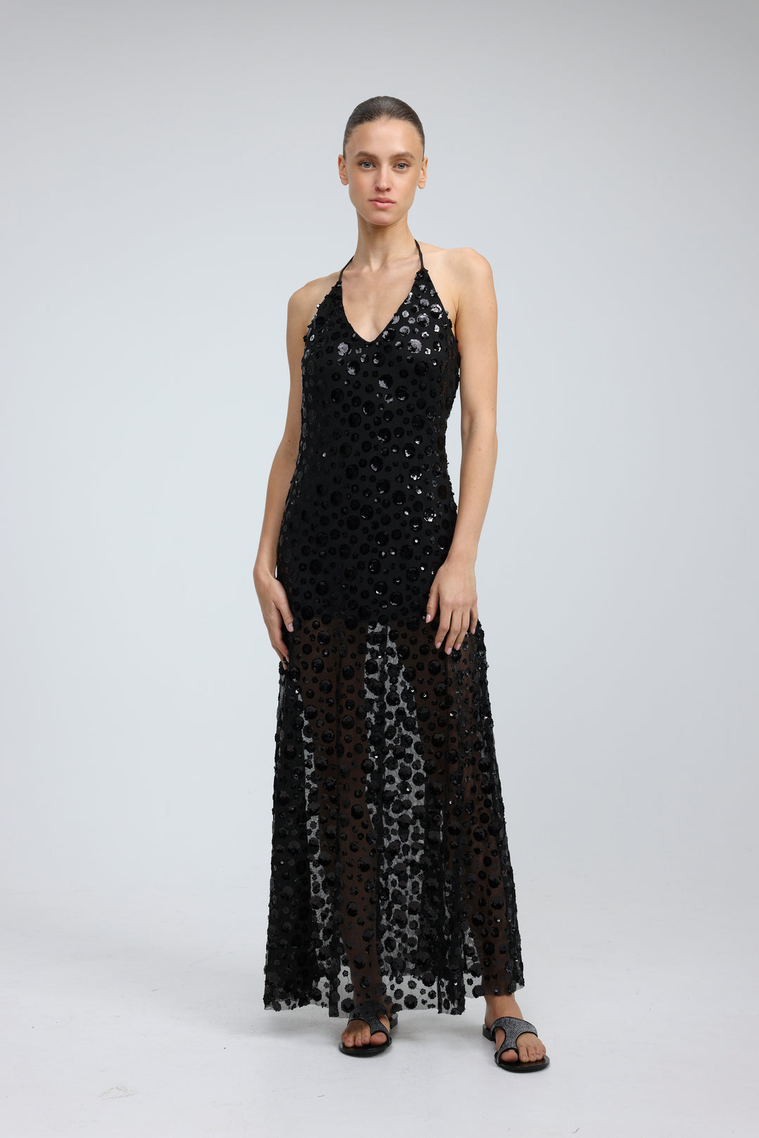 Sequin Black Dress