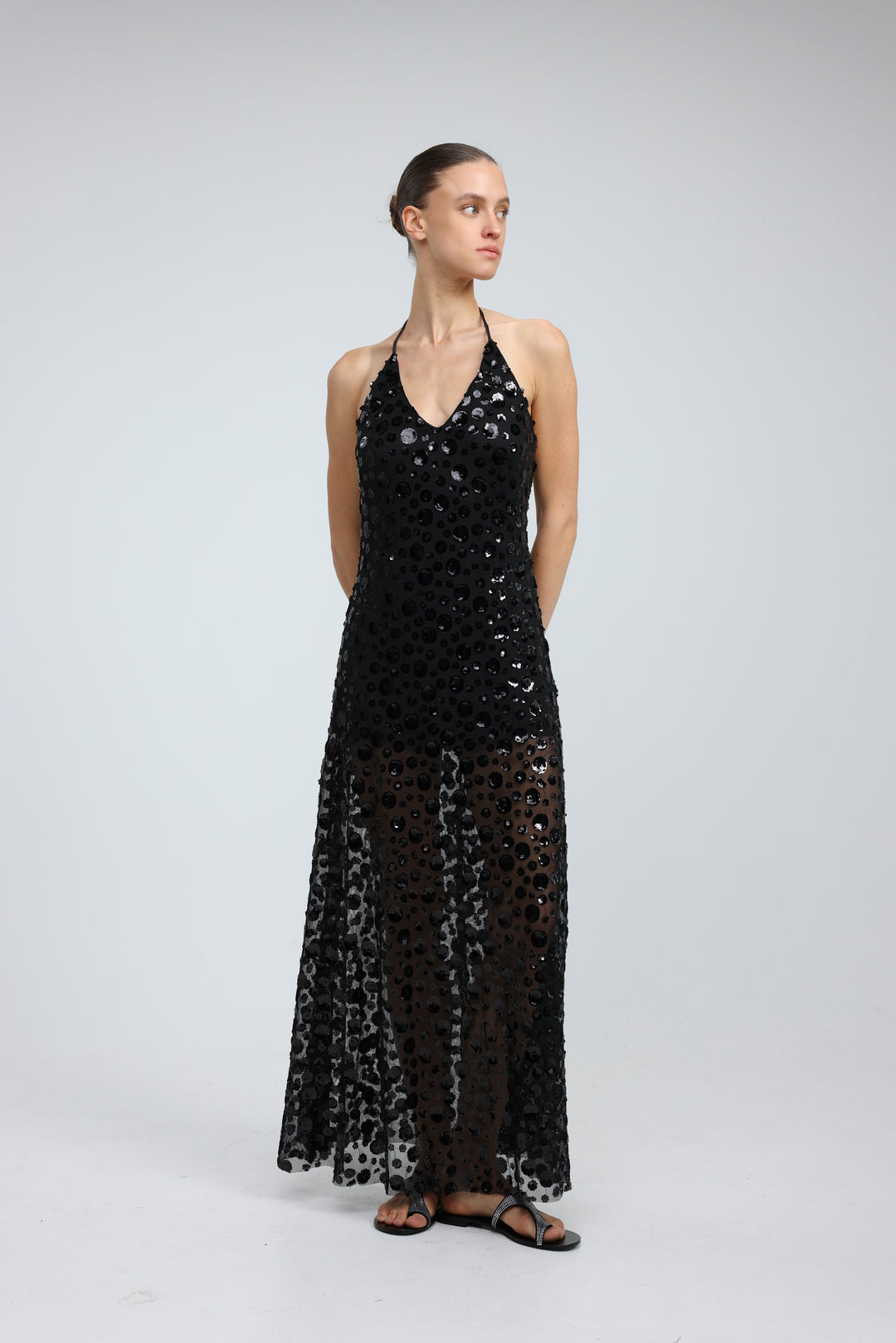 Sequin Black Dress