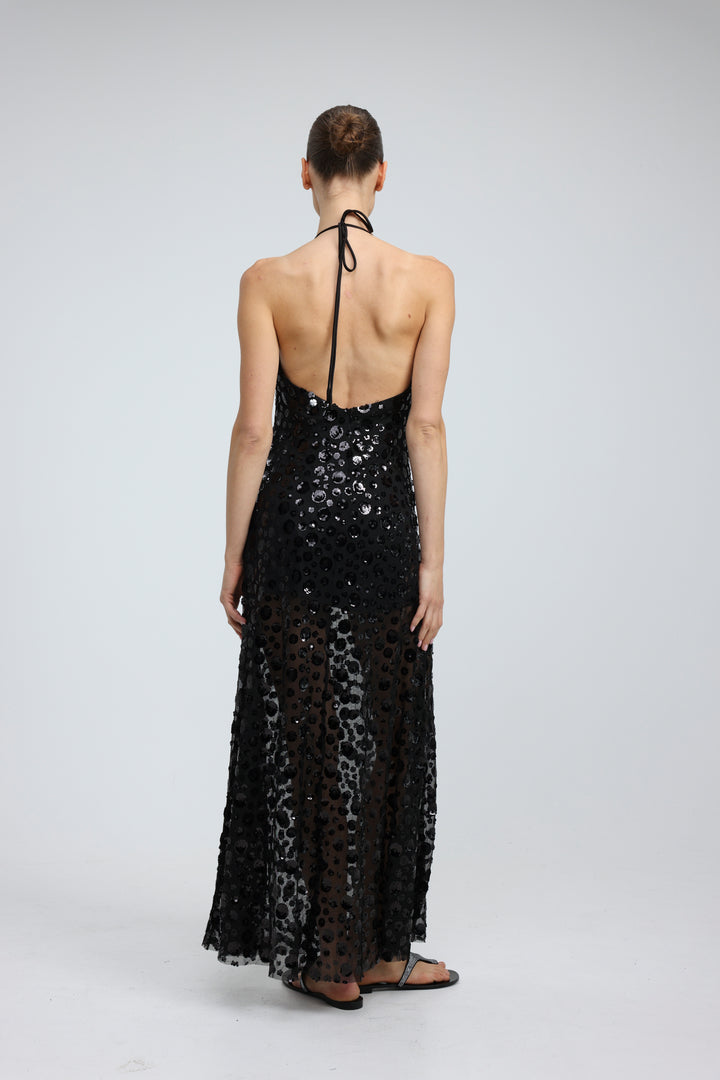 Sequin Black Dress