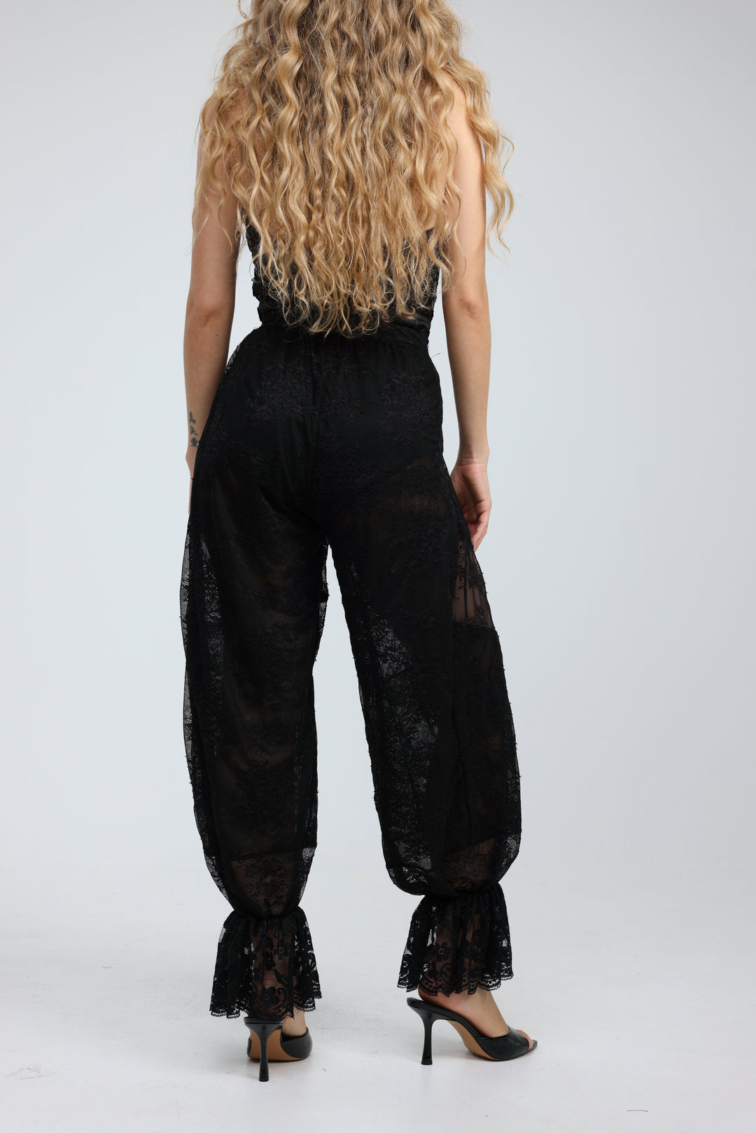 Layered Lace Black Bottoms