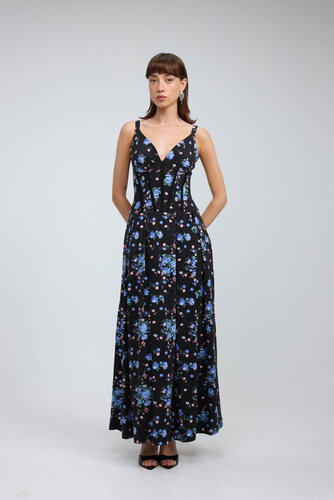 Sunray Black Dress