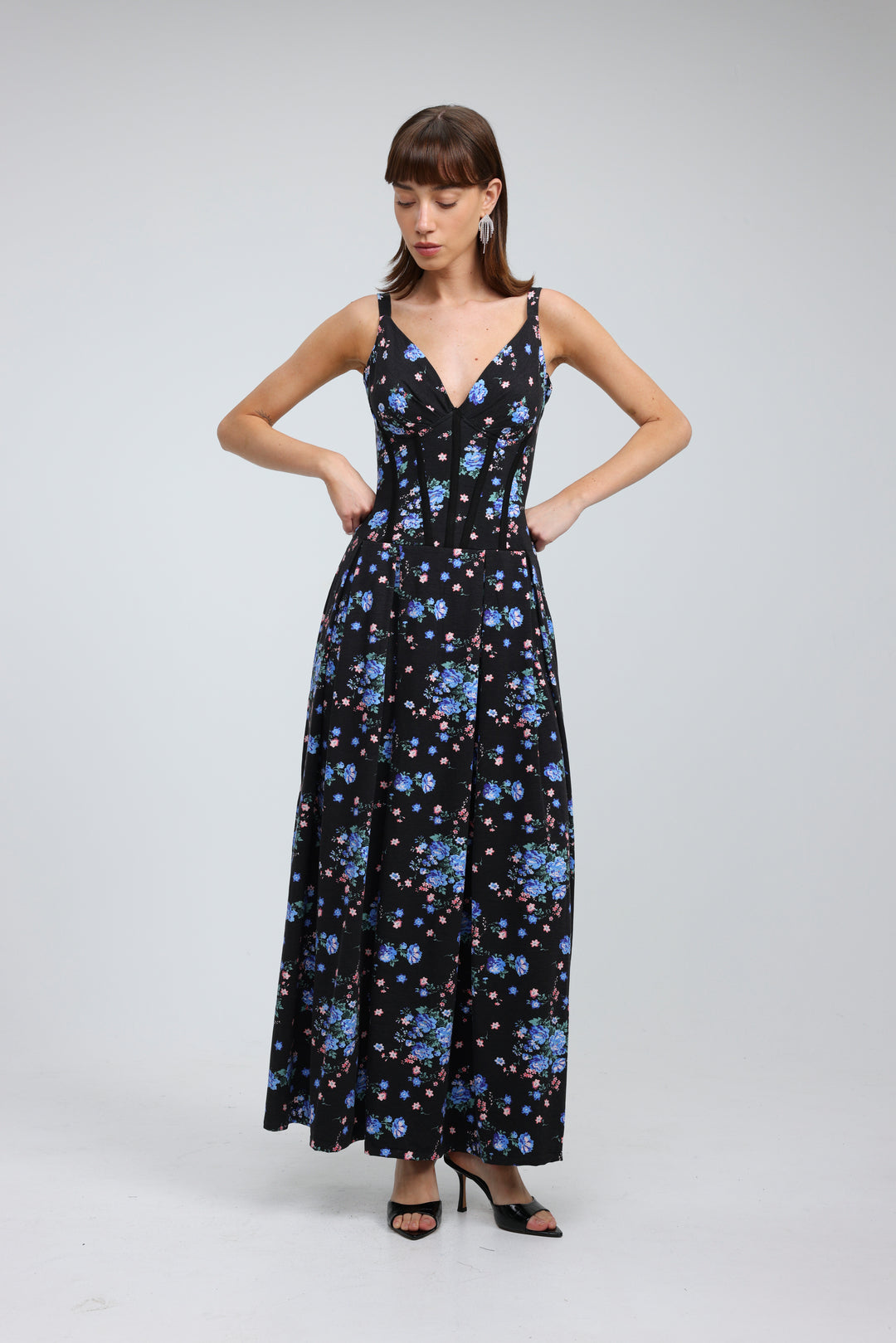 Sunray Black Dress