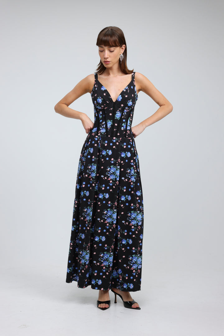 Sunray Black Dress