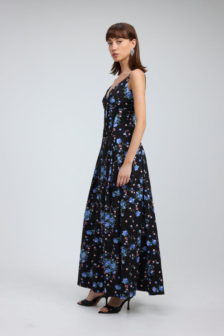 Sunray Black Dress