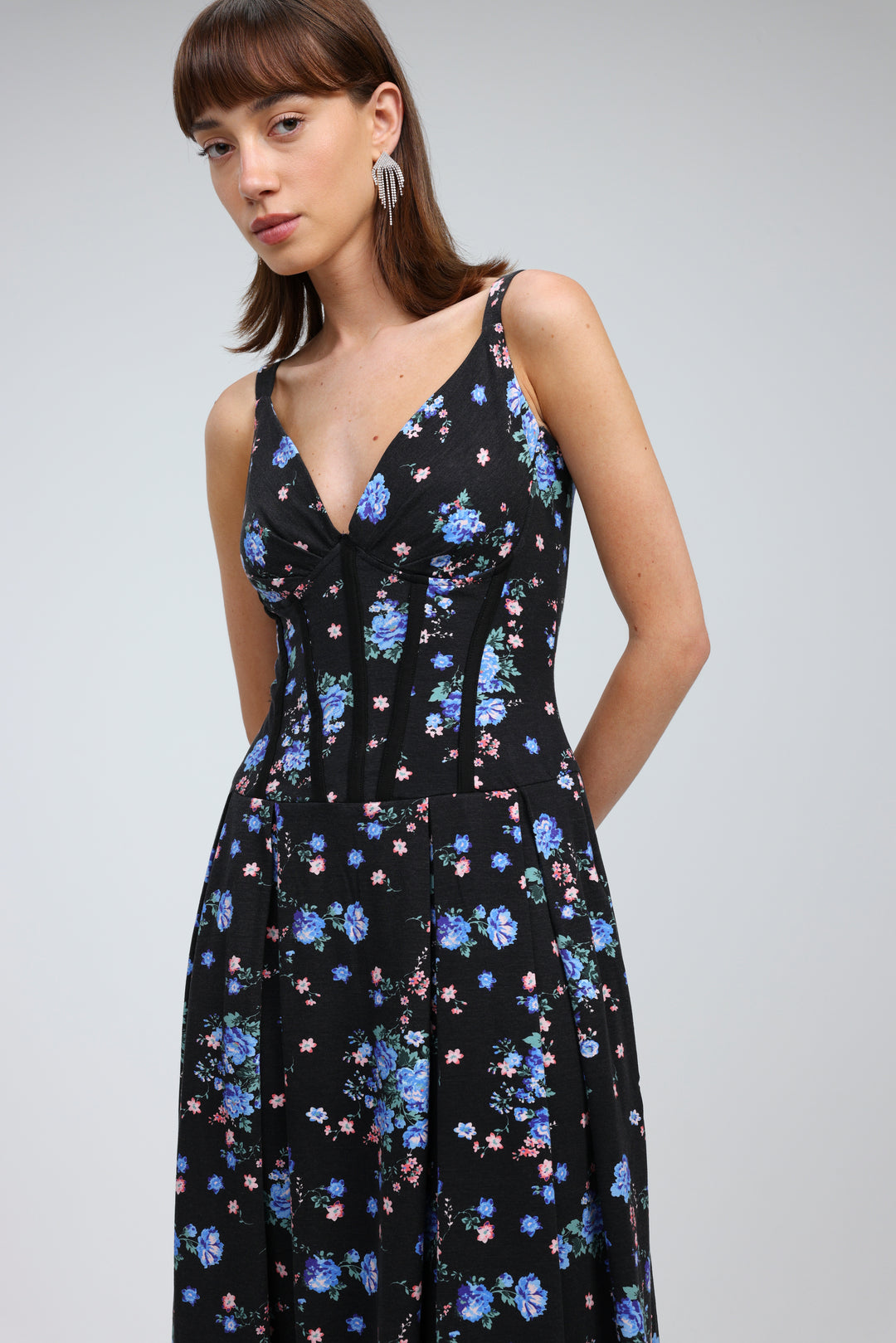 Sunray Black Dress