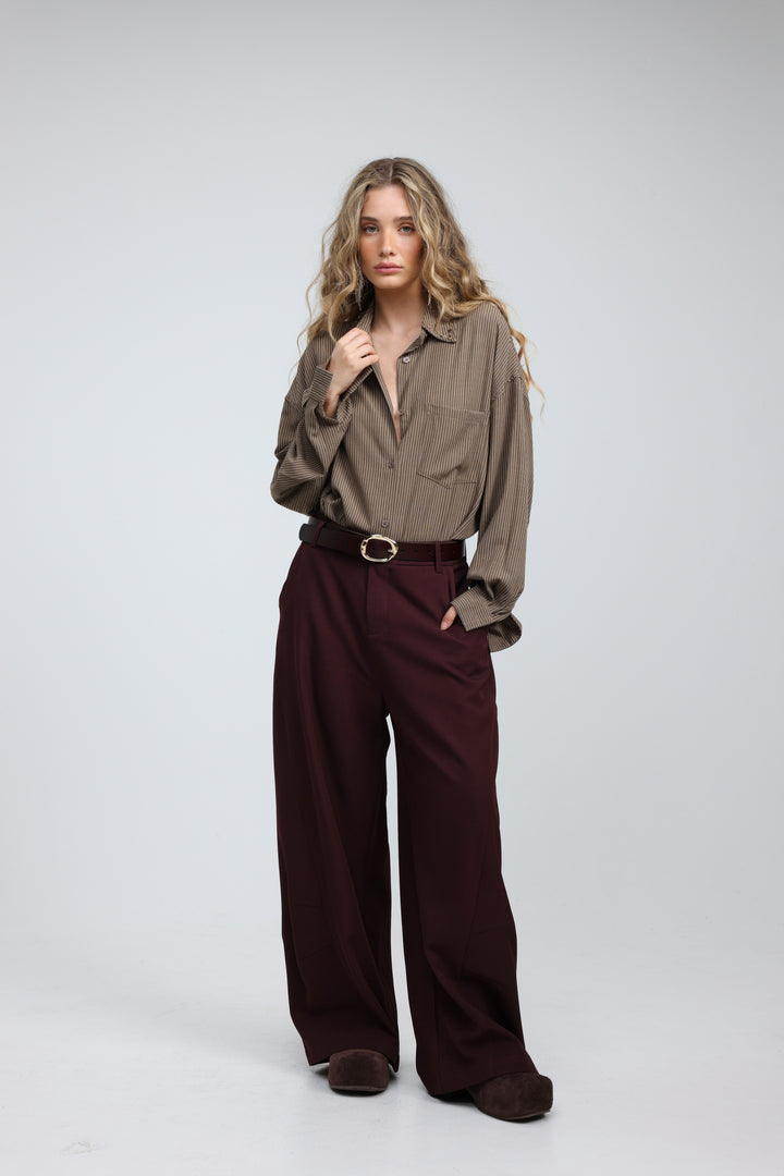 Workflow Brown Buttoned Shirt