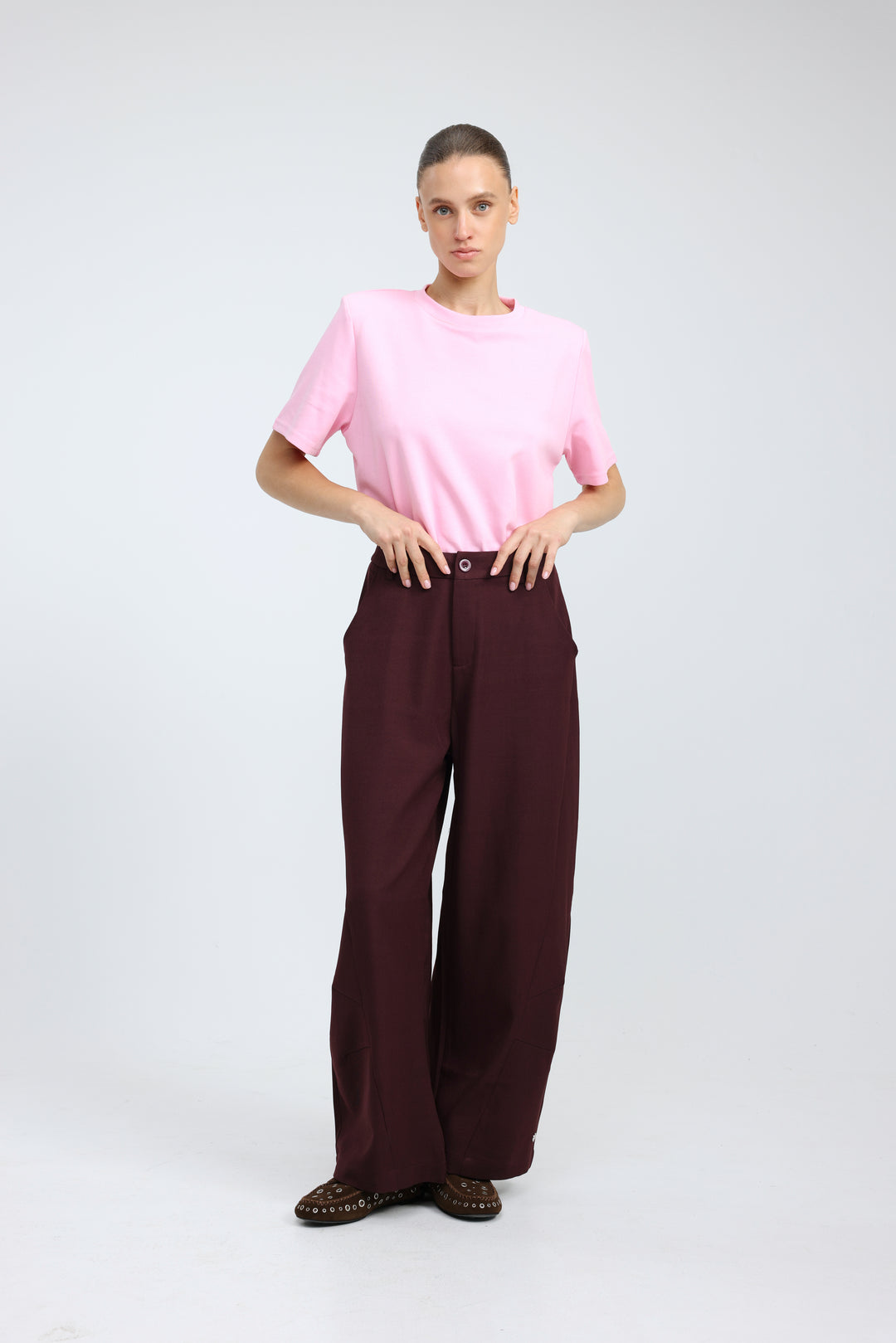 Clearance Pink Padded Bodysuit