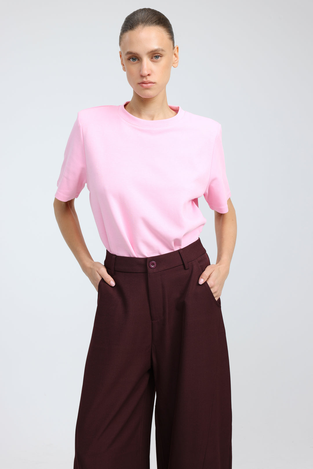 Clearance Pink Padded Bodysuit