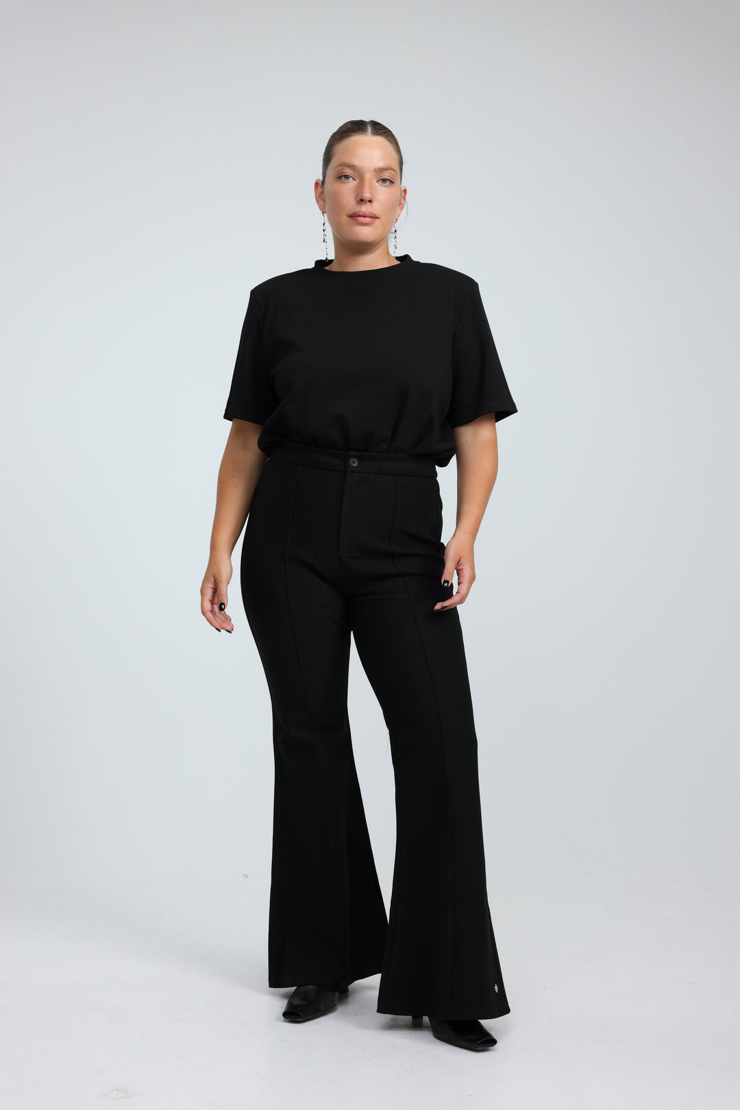Clearance Black Padded Bodysuit