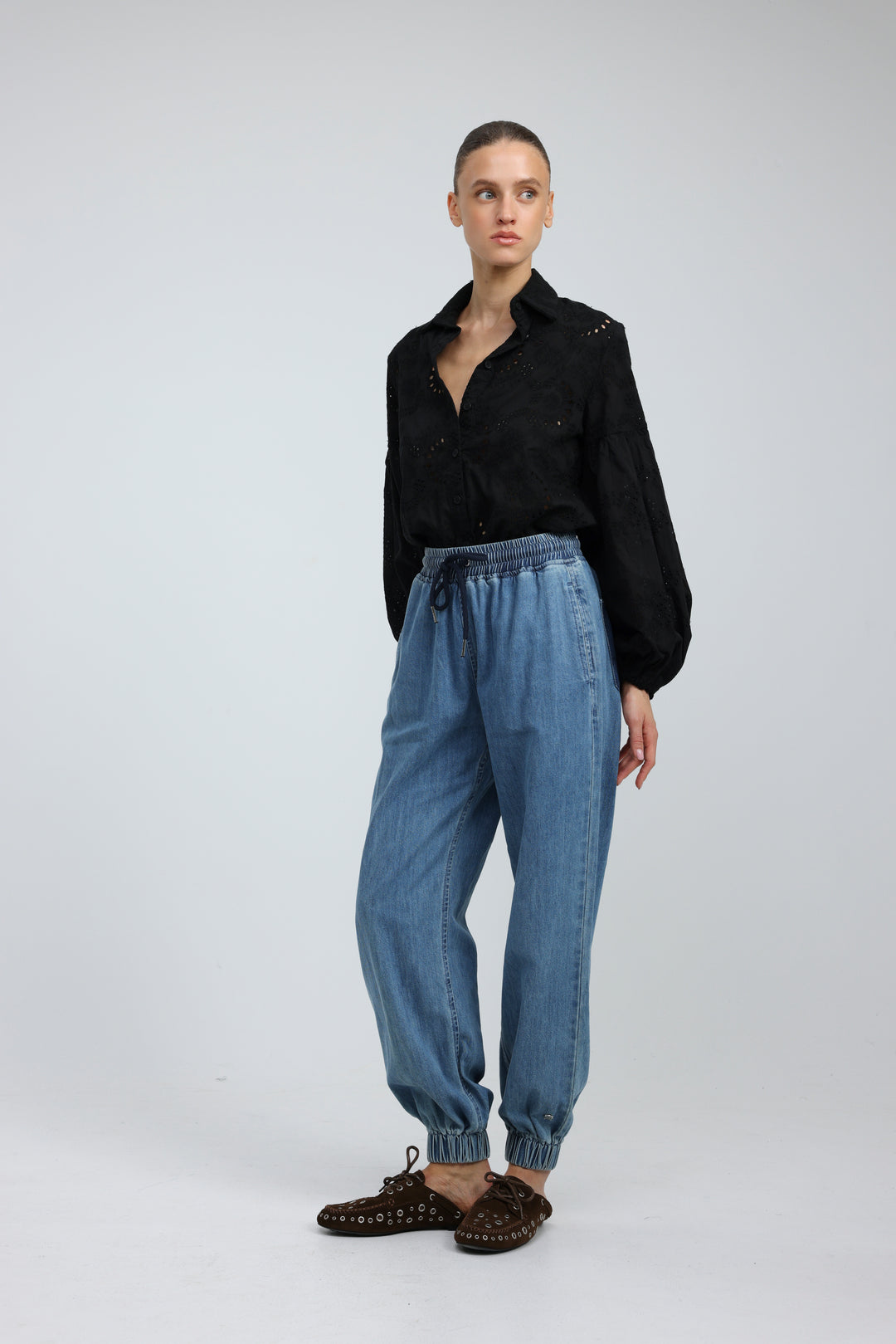 Revision Black Buttoned Shirt