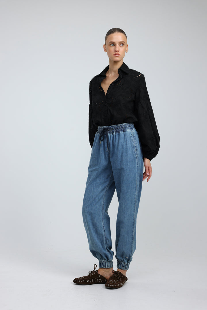 Revision Black Buttoned Shirt