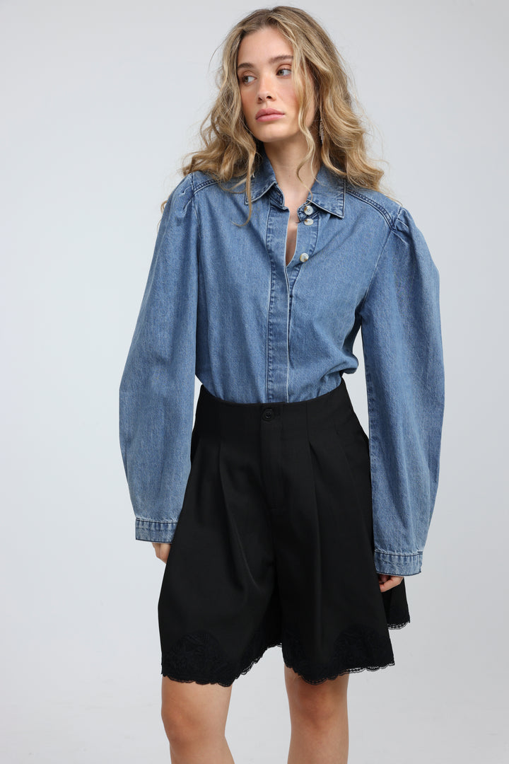 Initiative Black Bermuda Shorts