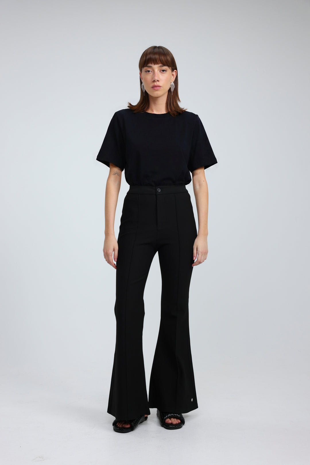 Clearance Black Padded Bodysuit