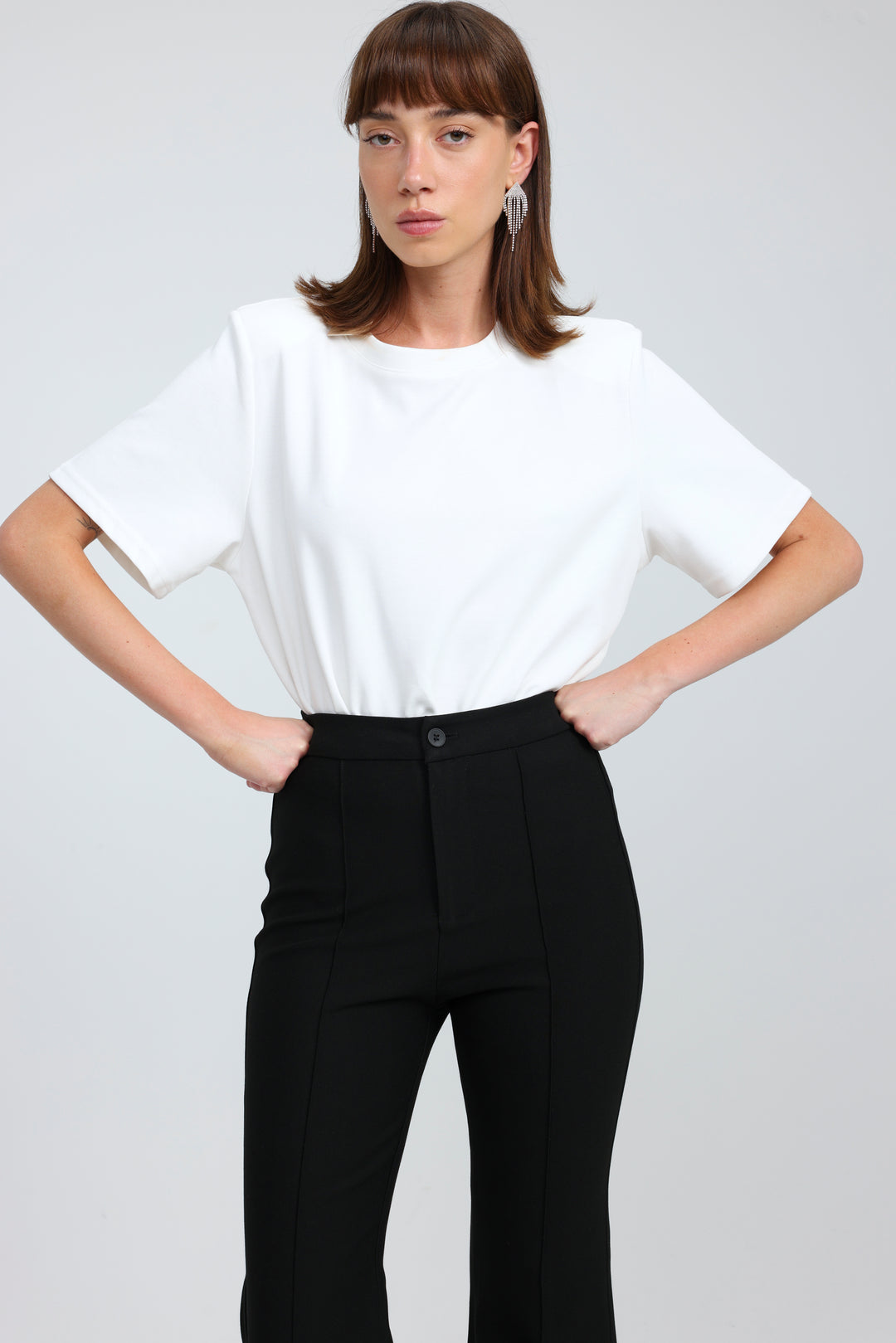 Clearance White Padded Bodysuit