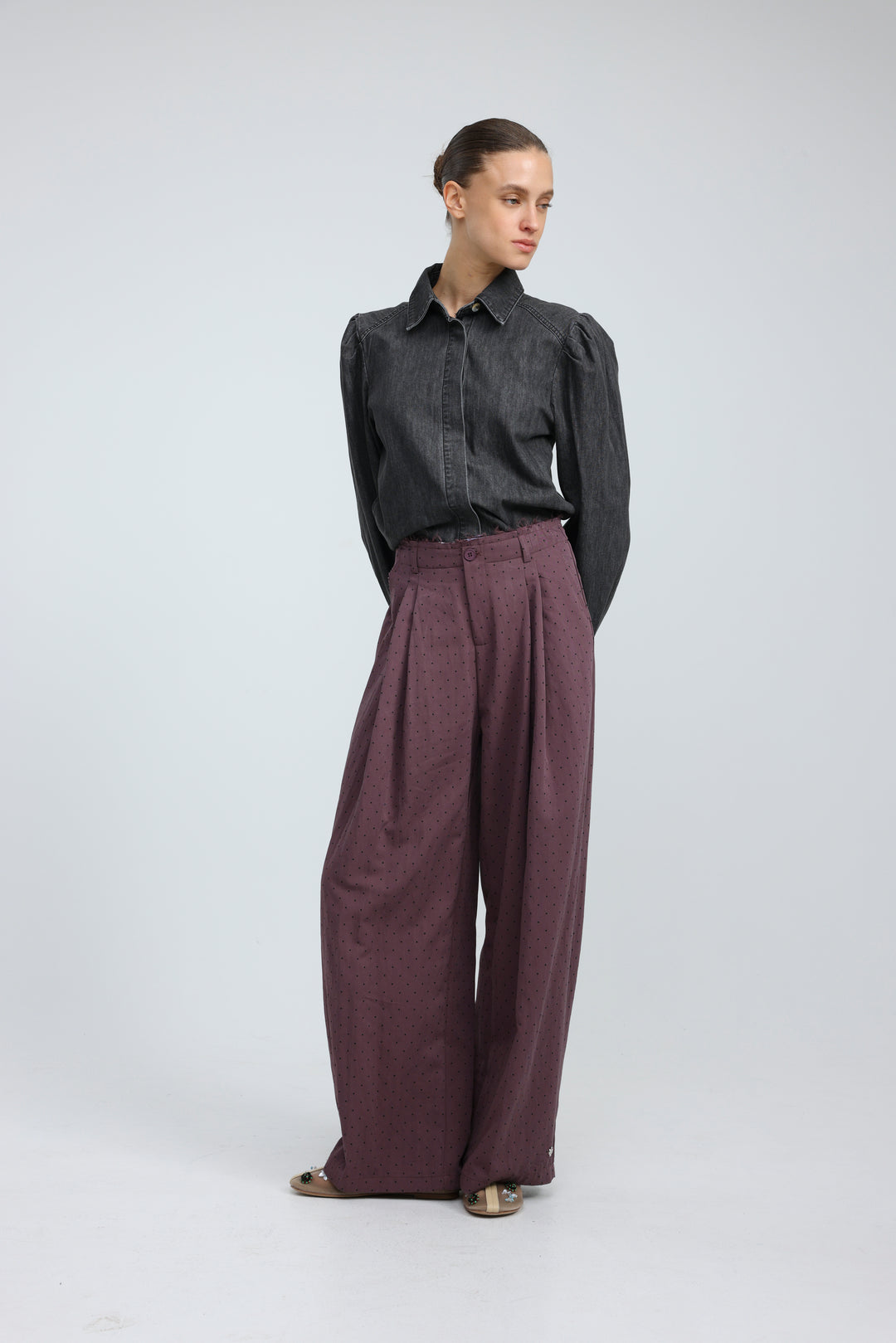 Formatted Purple Dots Bottoms
