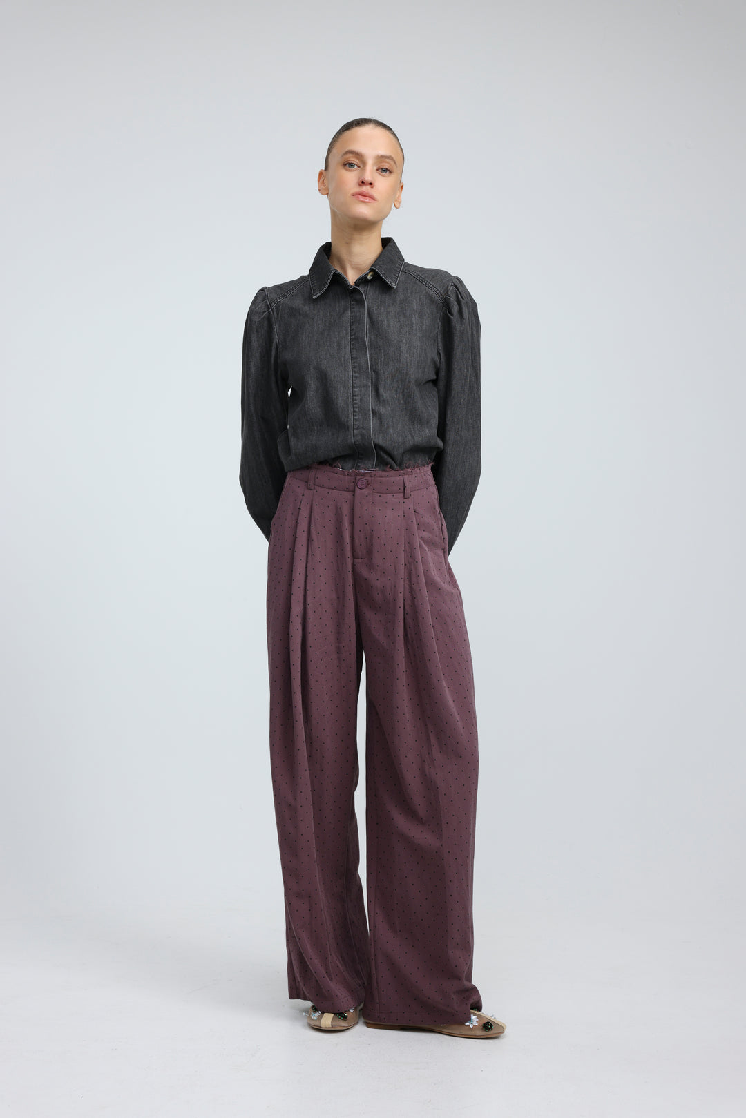 Formatted Purple Dots Bottoms