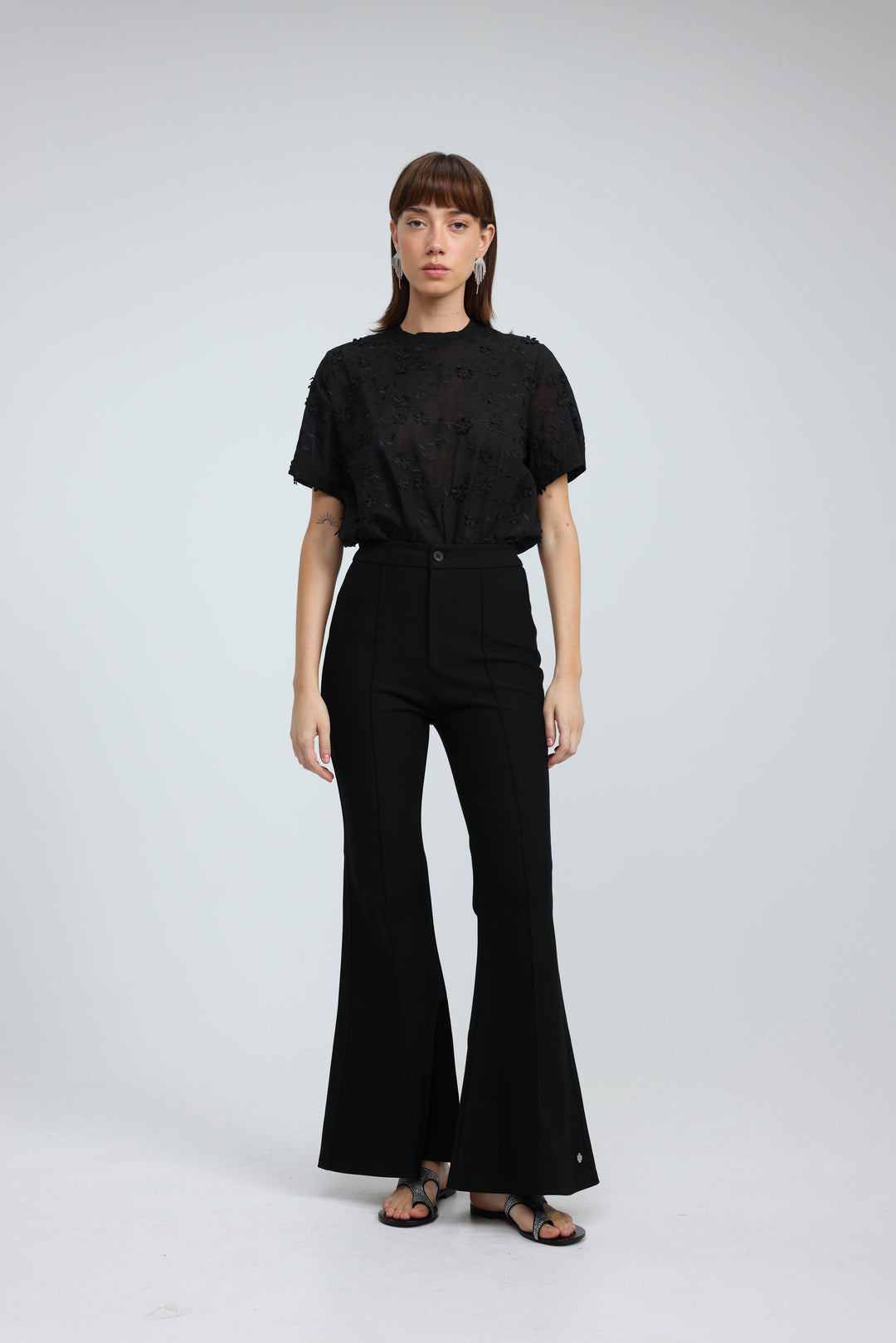 Detail Black Bodysuit