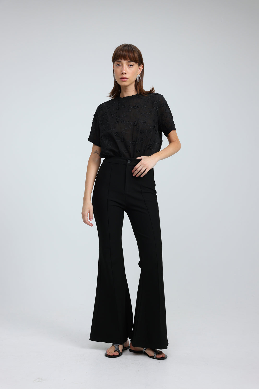 Detail Black Bodysuit