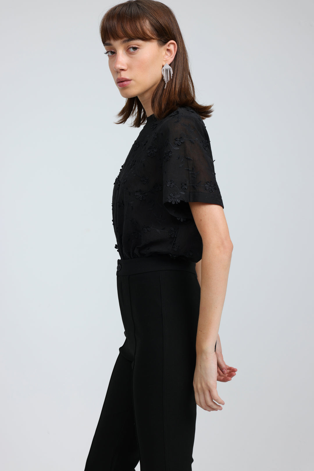 Detail Black Bodysuit