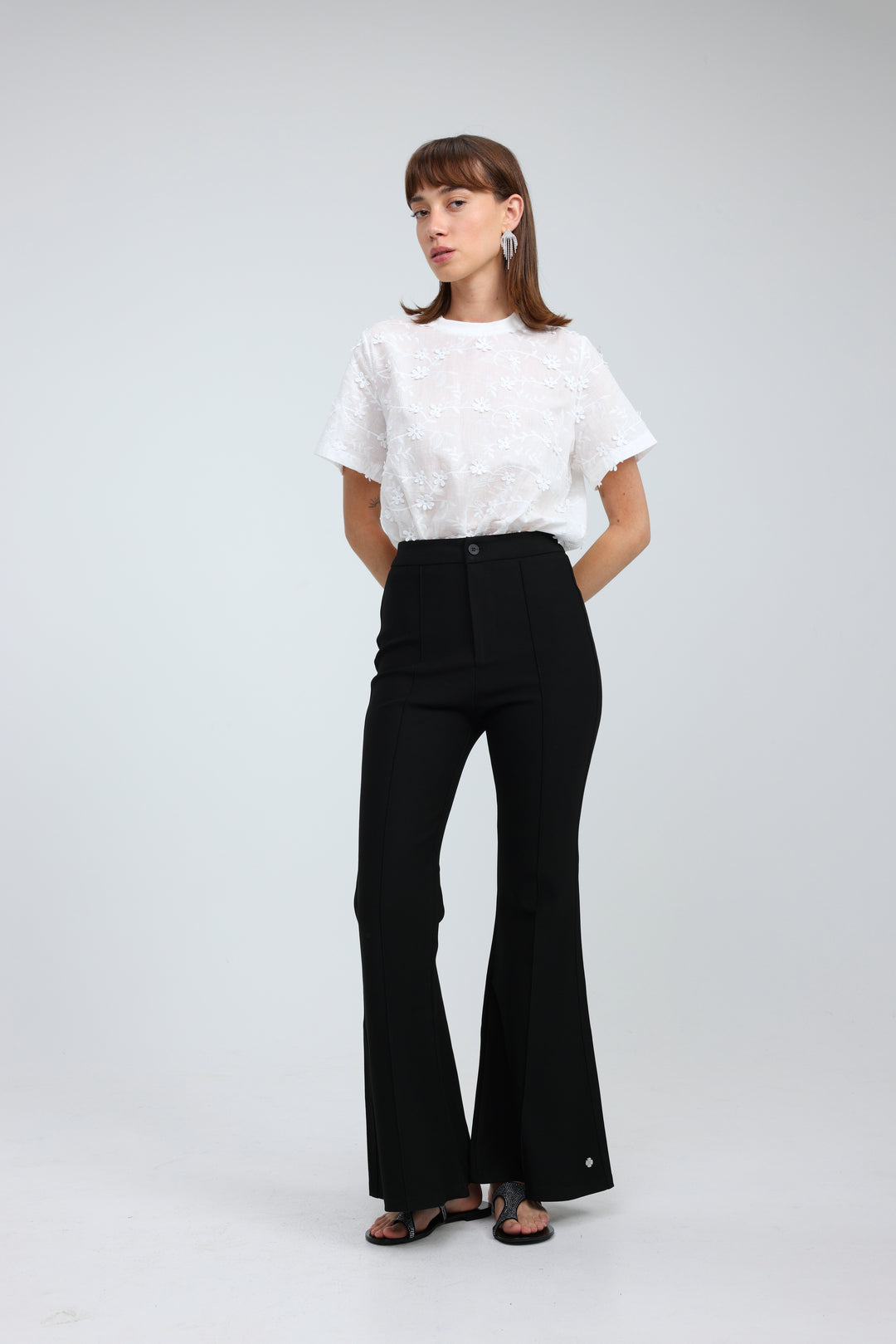 Detail White Bodysuit