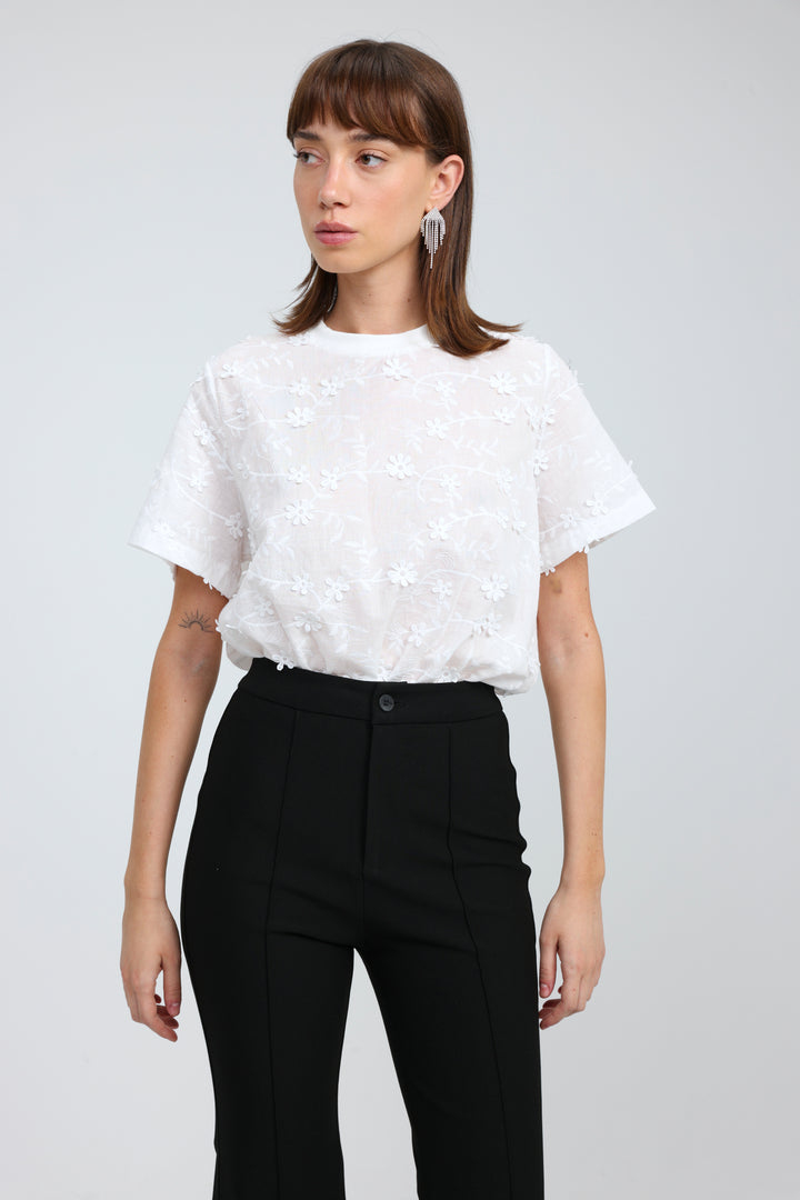 Detail White Bodysuit