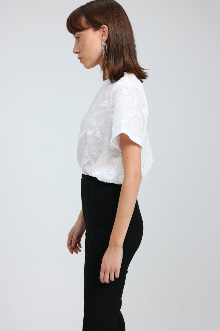 Detail White Bodysuit