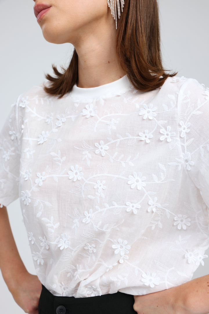 Detail White Bodysuit