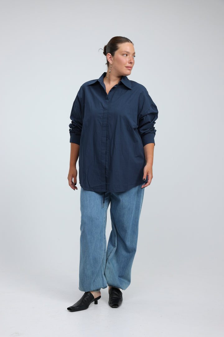 Strategy Blue Denim Joggers