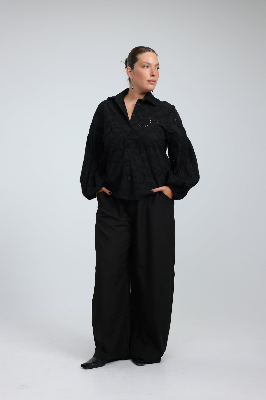Revision Black Buttoned Shirt