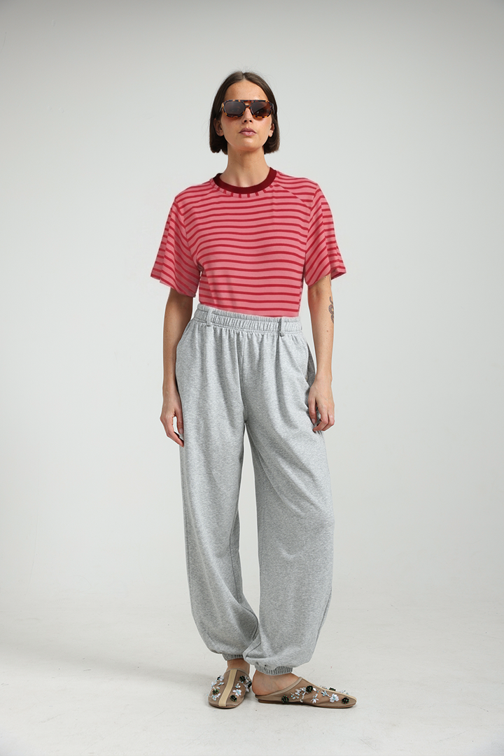 Candy Pink Striped Bodysuit