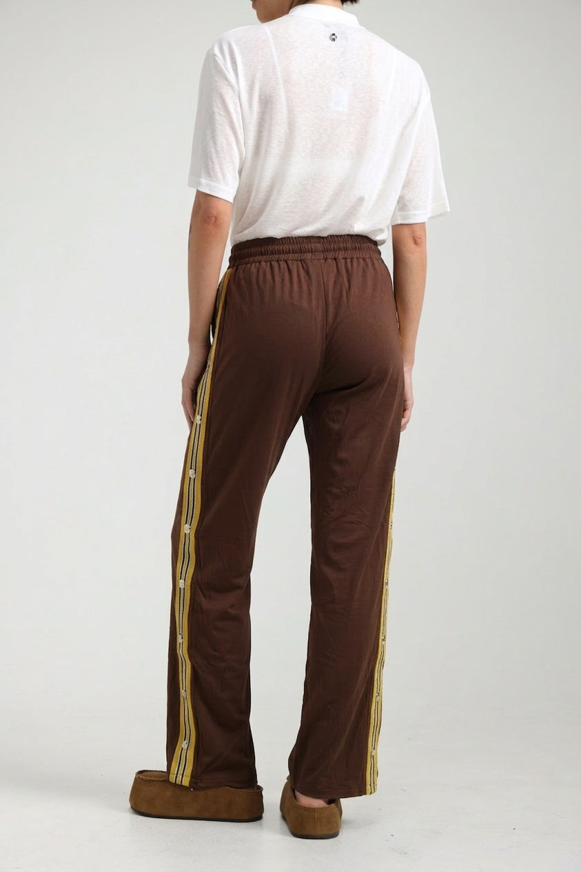 Popper Brown/Mustard Joggers